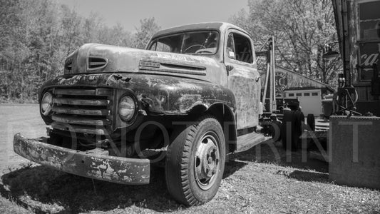 Antique Automotive Print 8x10" #10 B/W