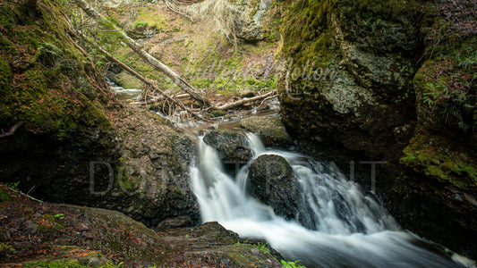 Northern Michigan Waterfall Photo 12x18" Print Manganese Falls Variant #1