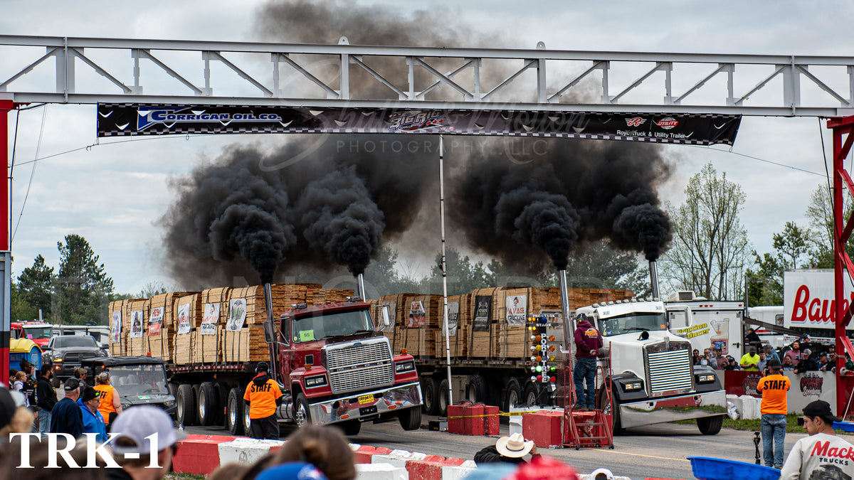 Semi Truck Drag Racing prints/posters