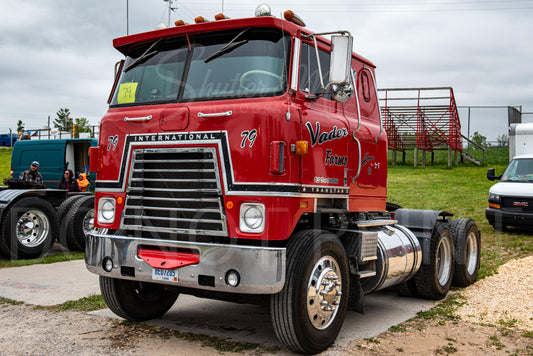 Semi Truck Drag Racing Print 12x18"" #32
