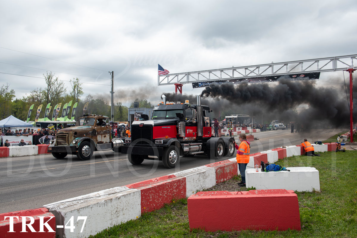 Semi Truck Drag Racing prints/posters
