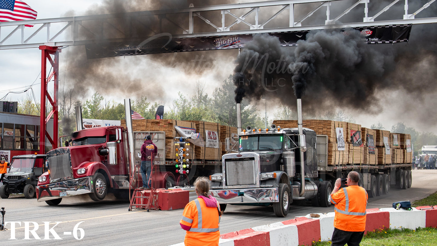 Semi Truck Drag Racing prints/posters