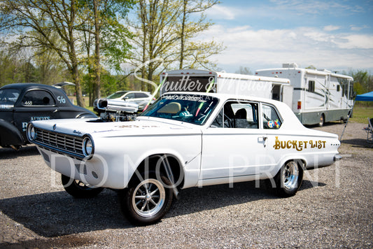 Automotive Drag Racing Print 8x10" #1