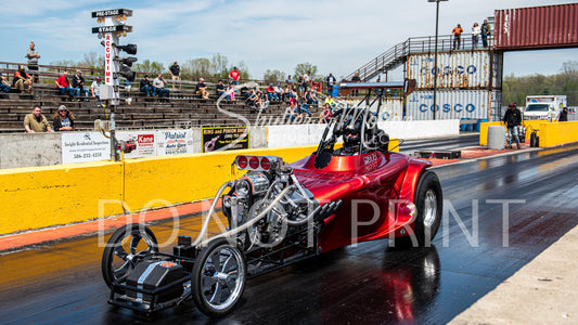 Automotive Drag Racing Print 8x10" #8