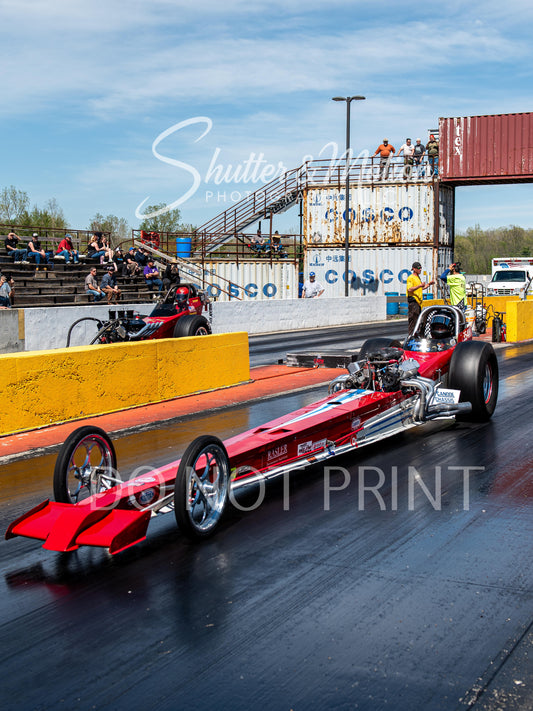 Automotive Drag Racing Print 8x10" #18