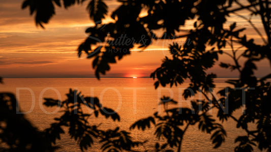 Michigan - Lake Superior Sunset" 12x18" Print #6