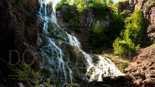 Northern Michigan Waterfall Photo 12x18" Print Douglass-Houghton Falls