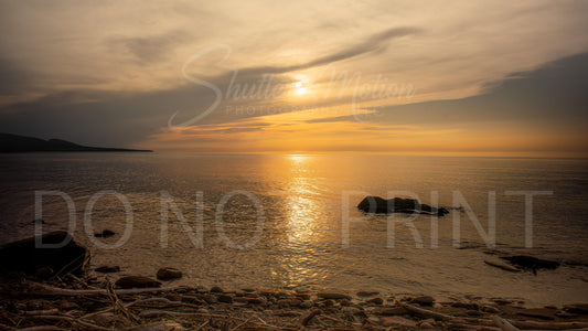 Michigan - Lake Superior Sunset" 12x18" Print #3
